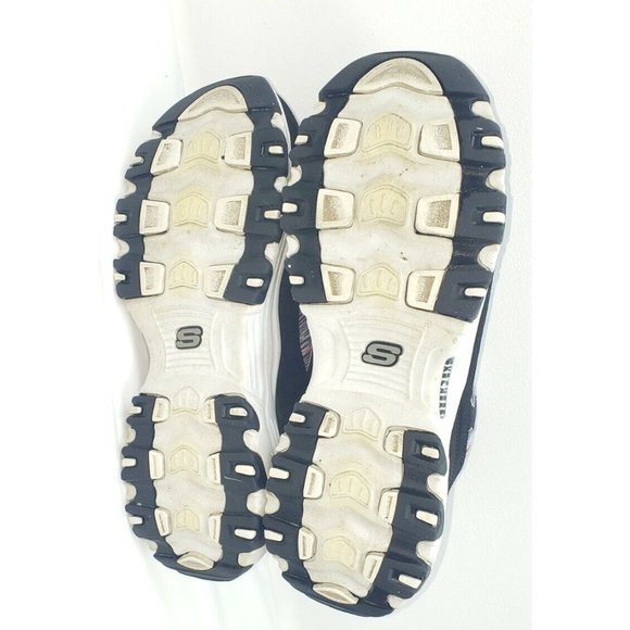 Skechers D’Lites Interlude Shoes Black Air Cooled Memory Foam 11978W Womens 9.5 - Picture 7 of 9